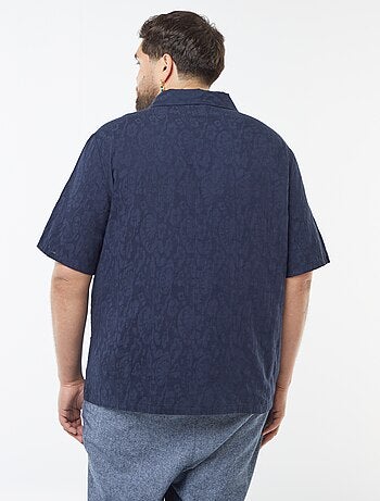 Camisa de manga corta con bordados