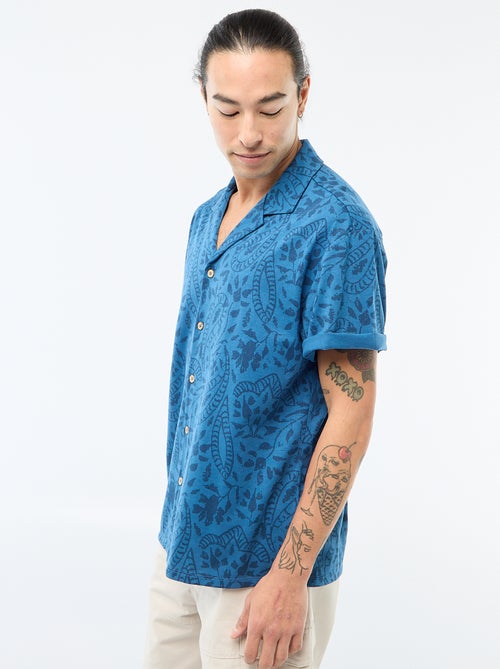 Camisa de manga corta con estampado - Kiabi