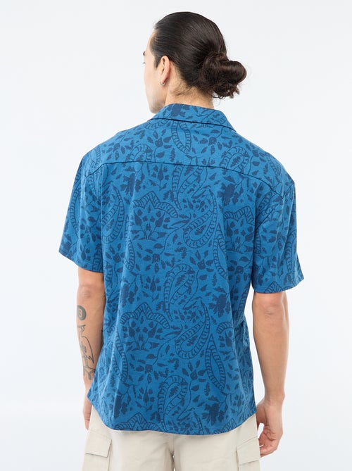 Camisa de manga corta con estampado - Kiabi
