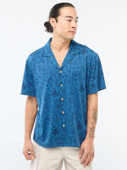 Camisa de manga corta con estampado - Kiabi