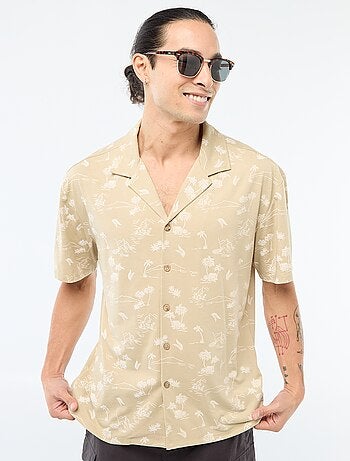 Camisa de manga corta con estampado