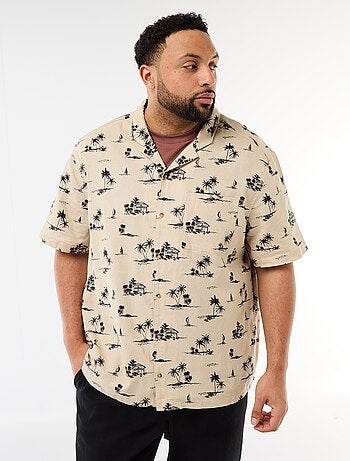 Camisa de manga corta con estampado