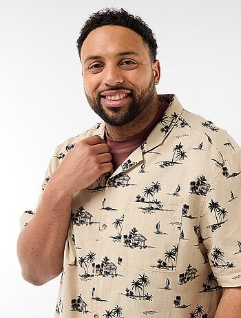 Camisa de manga corta con estampado