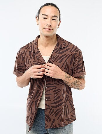 Camisa de manga corta con estampado