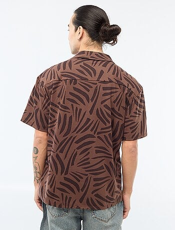 Camisa de manga corta con estampado