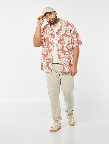 Camisa de manga corta con estampado