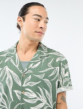 Camisa de manga corta con estampado