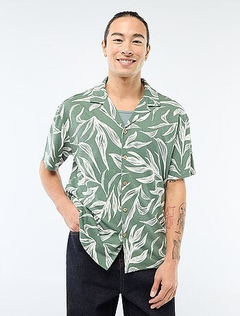 Camisa de manga corta con estampado