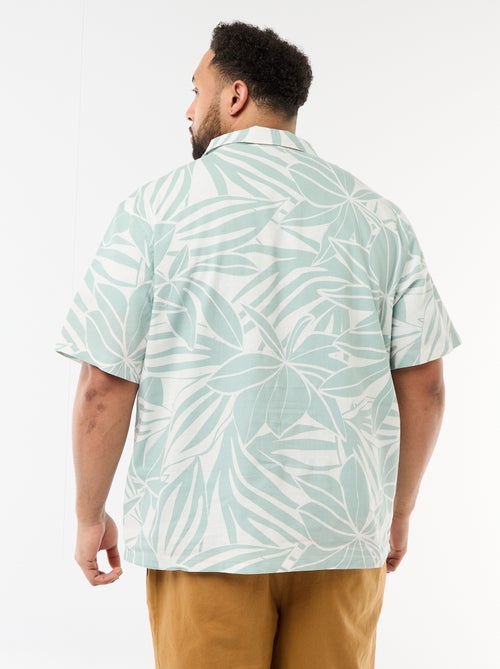 Camisa de manga corta con estampado - Kiabi