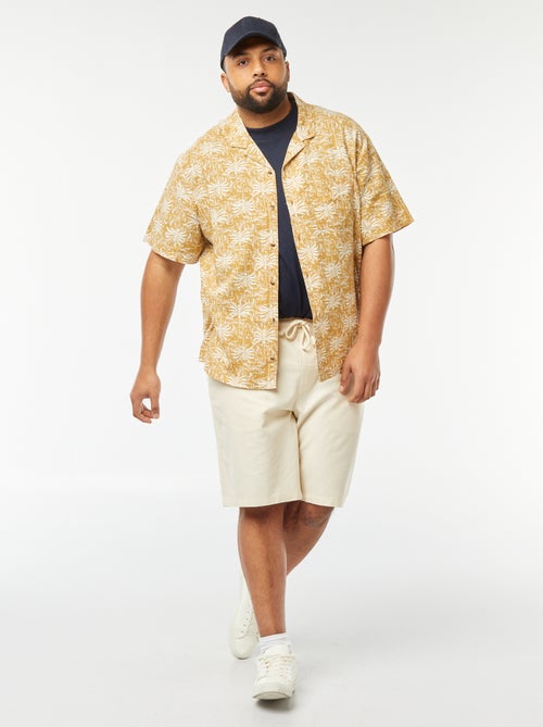 Camisa de manga corta con motivo - Kiabi