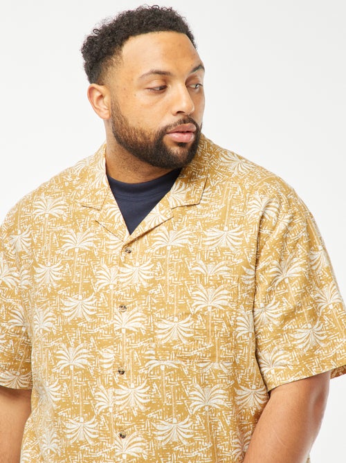 Camisa de manga corta con motivo - Kiabi