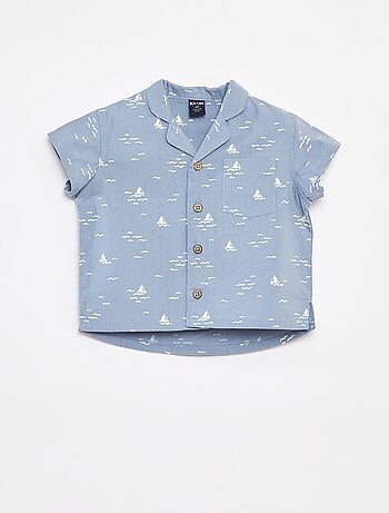 Camisa de manga corta con motivo