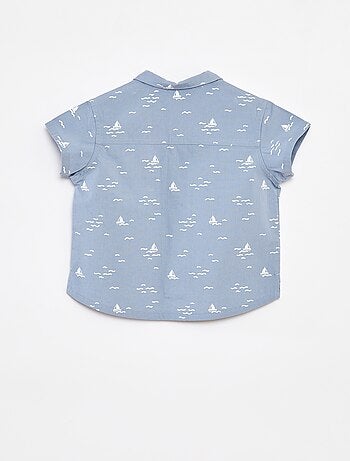 Camisa de manga corta con motivo