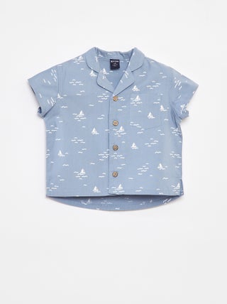 Camisa de manga corta con motivo