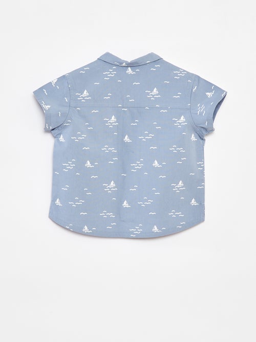 Camisa de manga corta con motivo - Kiabi