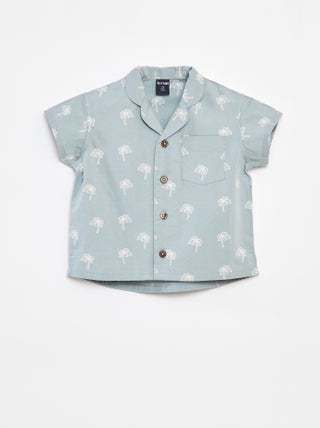 Camisa de manga corta con motivo