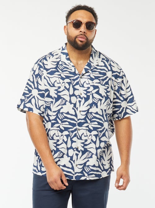 Camisa de manga corta con motivo - Kiabi