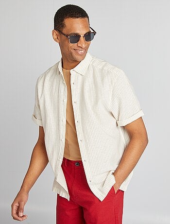 Camisa de manga corta con motivo