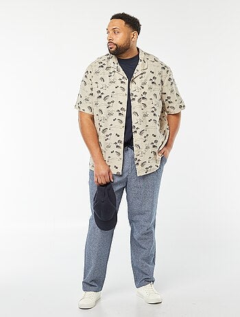 Camisa de manga corta con motivo