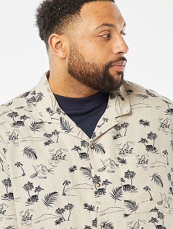 Camisa de manga corta con motivo