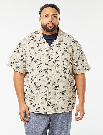 Camisa de manga corta con motivo