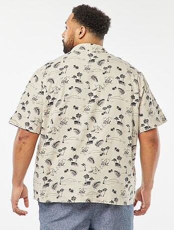 Camisa de manga corta con motivo