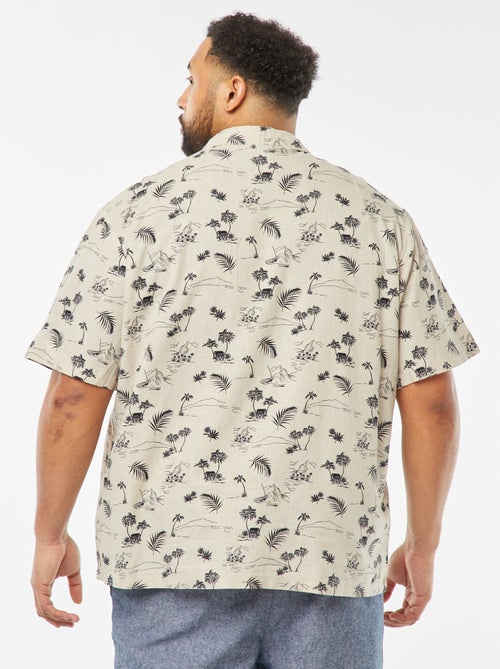 Camisa de manga corta con motivo - Kiabi