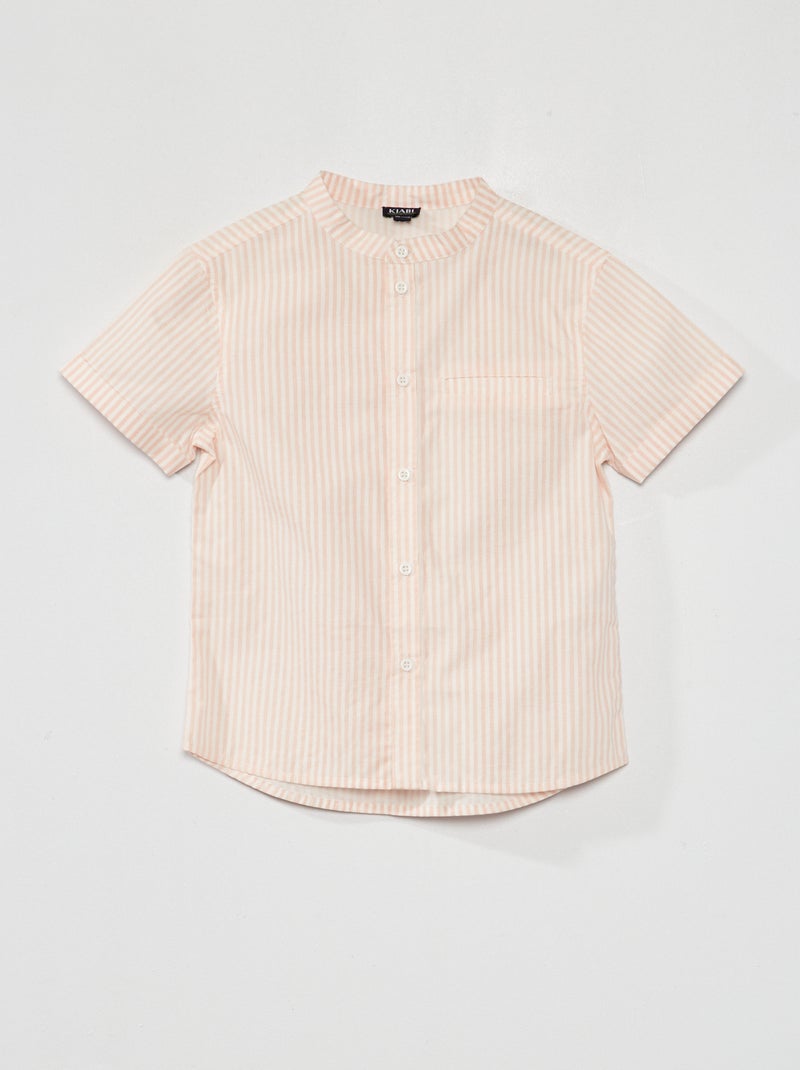 Camisa de manga corta con motivo BLANCO - Kiabi