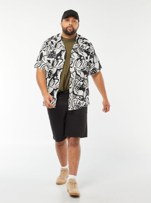 Camisa de manga corta con motivo - Kiabi