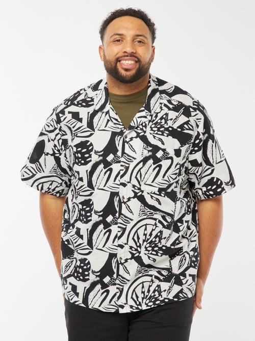 Camisa de manga corta con motivo - Kiabi