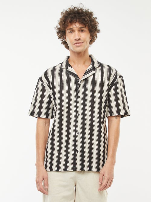 Camisa de manga corta con motivo de fantasía - Kiabi