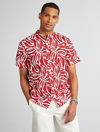 Camisa de manga corta con motivo