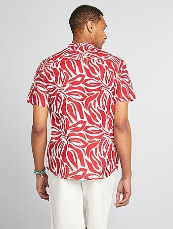 Camisa de manga corta con motivo
