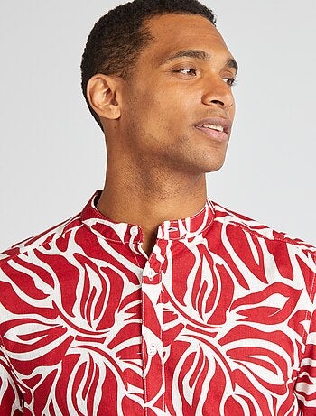 Camisa de manga corta con motivo