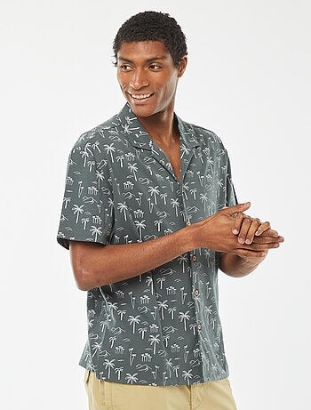 Camisa de manga corta con motivo