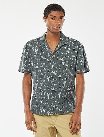 Camisa de manga corta con motivo