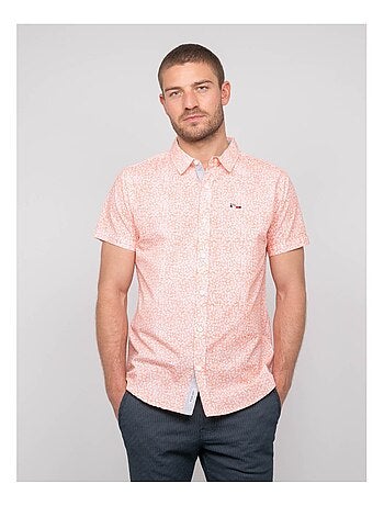 Camisa de manga corta con motivos DEZELUA
