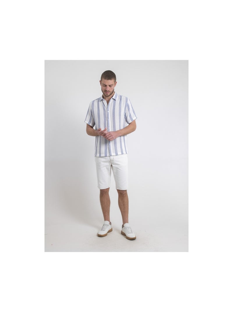 Camisa de manga corta con motivos DOULITTLE Azul - Kiabi