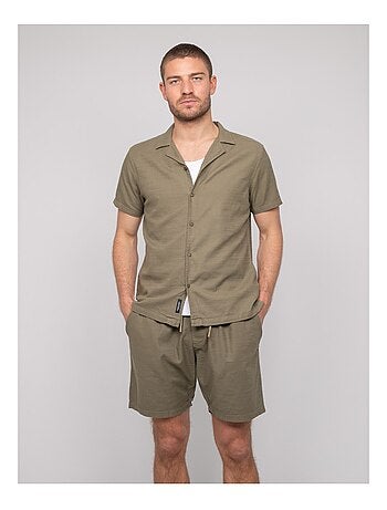 Camisa de manga corta de algodón DOUKIPOLO