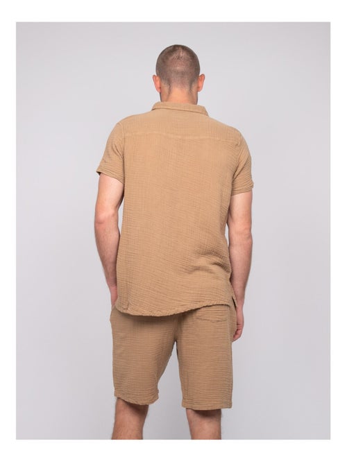 Camisa de manga corta de algodón DOUMAKI - Kiabi