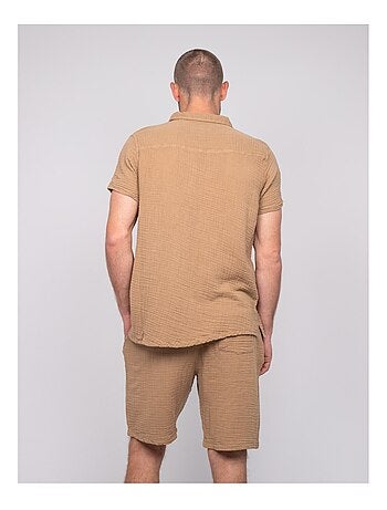 Camisa de manga corta de algodón DOUMAKI