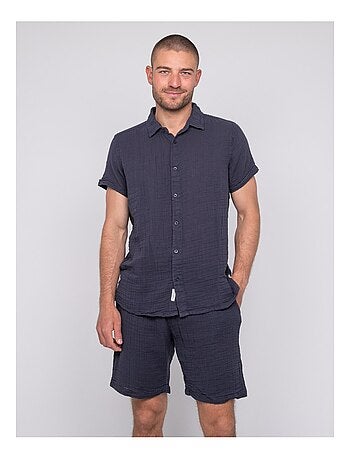 Camisa de manga corta de algodón DOUMAKI