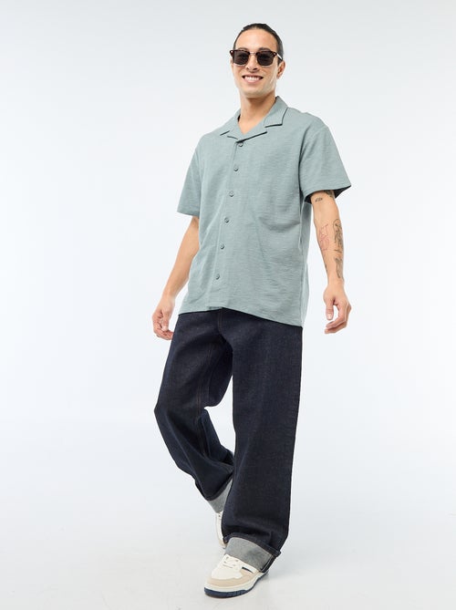 Camisa de manga corta de punto - Kiabi