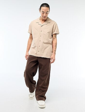 Camisa de manga corta de punto