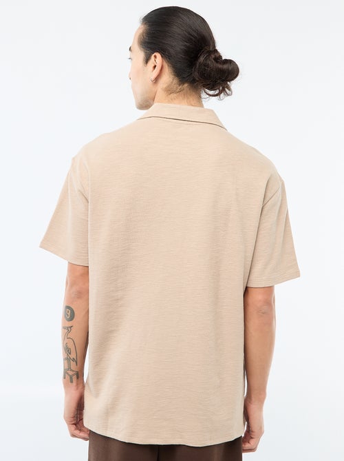 Camisa de manga corta de punto - Kiabi