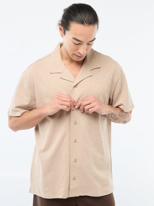 Camisa de manga corta de punto - Kiabi