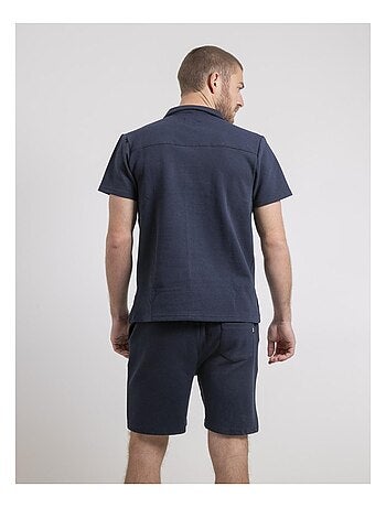 Camisa de manga corta de punto de algodón DATACUBA