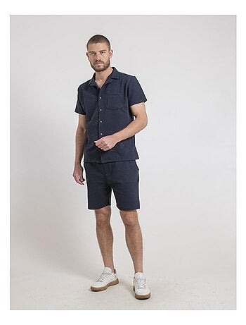 Camisa de manga corta de punto de algodón DATACUBA