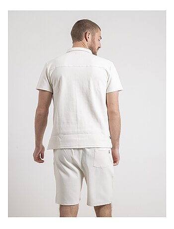 Camisa de manga corta de punto de algodón DATACUBA