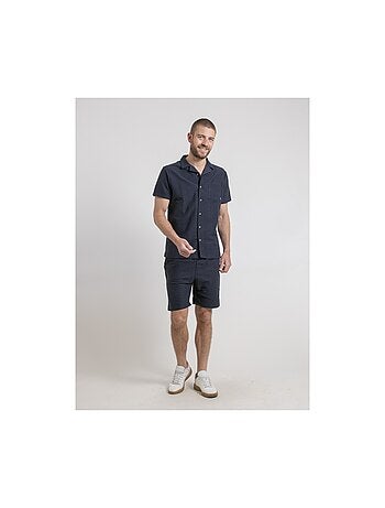 Camisa de manga corta de punto de algodón DOJOPARIS